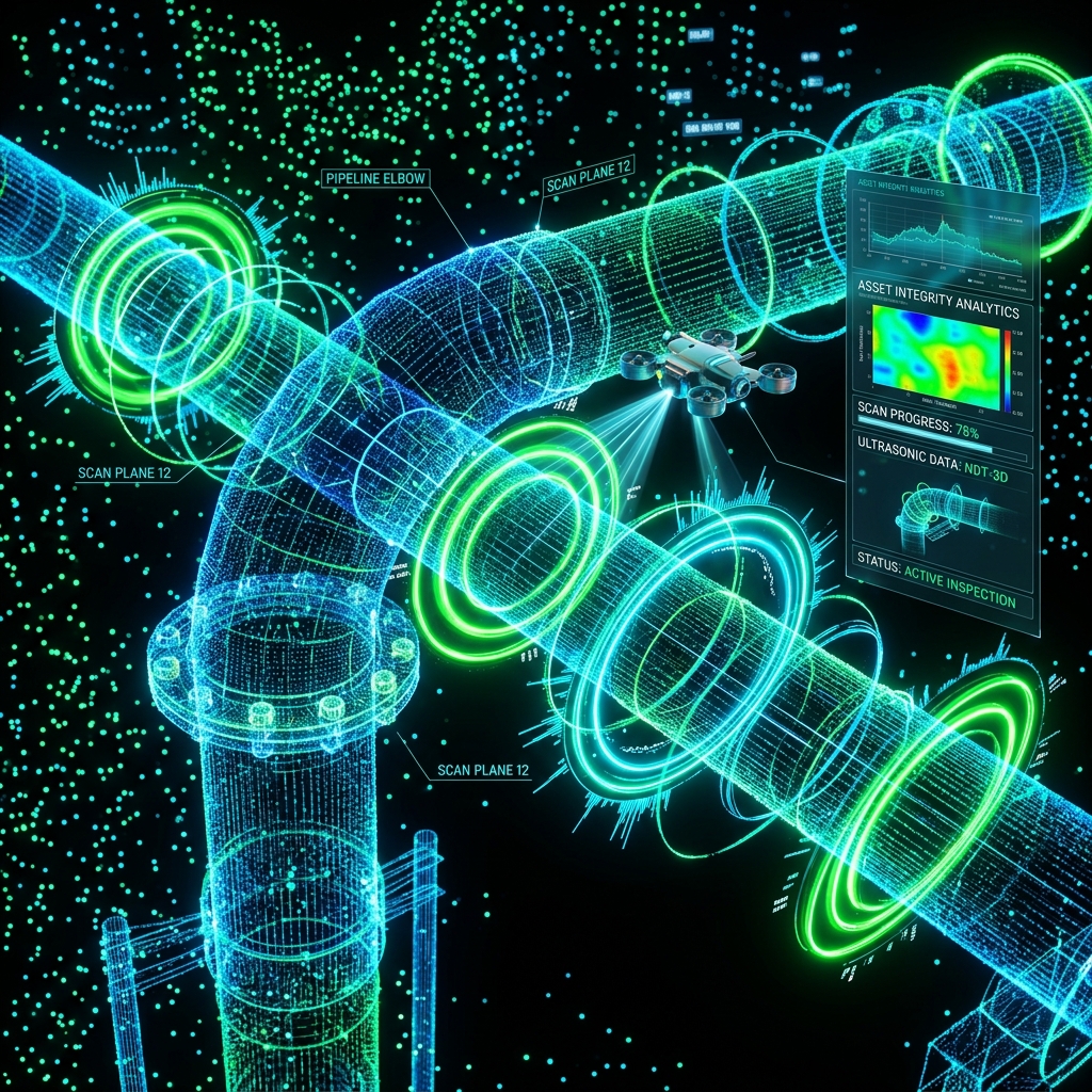 3D Digital Twin Point Cloud and Asset Integrity Mesh